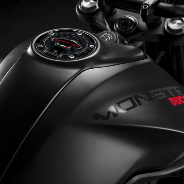 Adhesive 3D Tank Cap Protection with 5 holes compatible with Ducati Monster