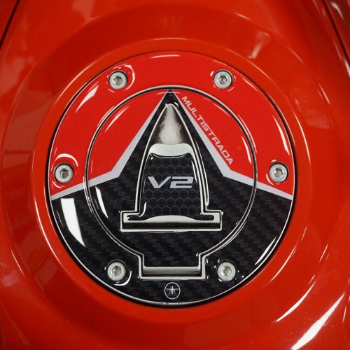 3D Tankdeckelschutzaufkleber kompatibel mit Ducati Multistrada V2 2022