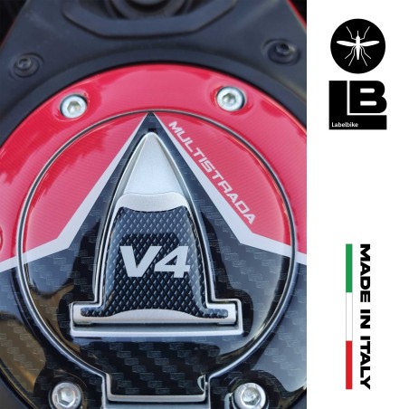 3D Tank Cap Protection Sticker compatible with Ducati Multistrada V4 2021