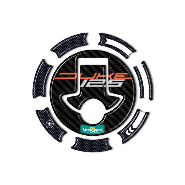 Adhesivo 3d tapa del tanque de protección pegatina compatible con Ktm 125 Duke 2013-2016