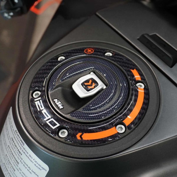 Adhesivo protector de tapa de depósito 3D compatible con KTM 1290 Super Adv 2021-22