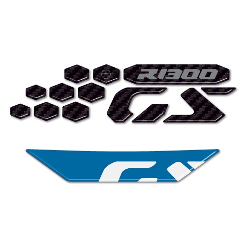 Pegatinas 3D protectores delanteros bajo carenado moto compatible con Bmw R1300GS 2