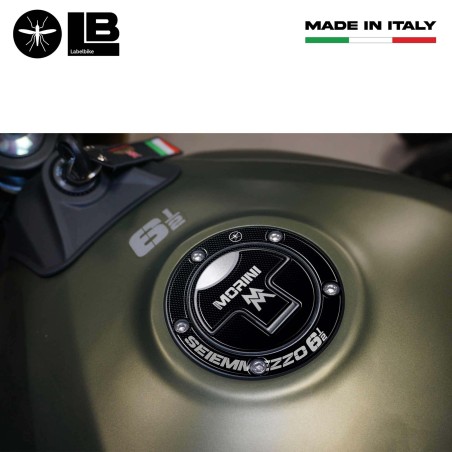 Protection de bouchon de réservoir autocollant 3D compatible avec Moto Morini SEIEMMEZZO SCR
