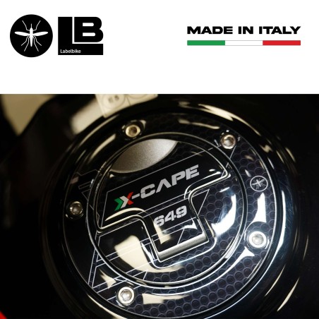 Adhesivo 3D protector de tapón de depósito compatible con Moto Morini X-CAPE 2022