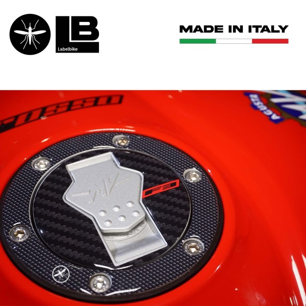 Autocollant de protection de bouchon de réservoir 3D compatible avec la moto Mv Agusta F3 2021