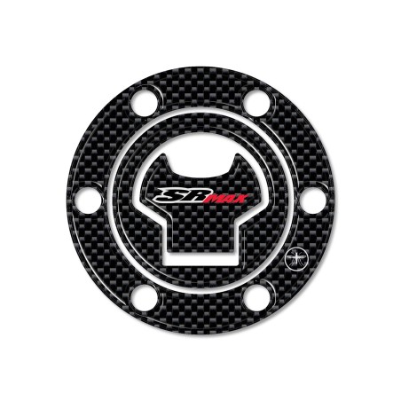 Autocollant de protection de bouchon de réservoir 3D Compatible avec Scooter Aprilia Sr Max