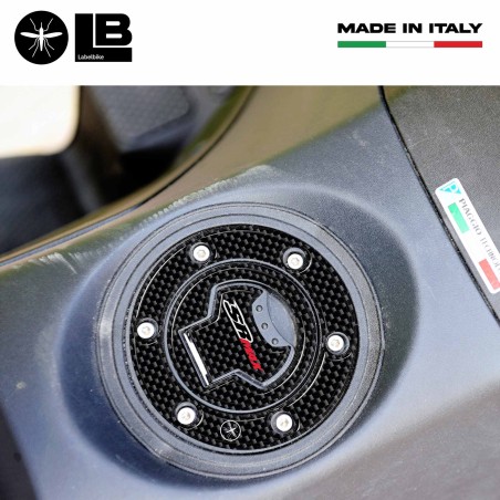Autocollant de protection de bouchon de réservoir 3D Compatible avec Scooter Aprilia Sr Max