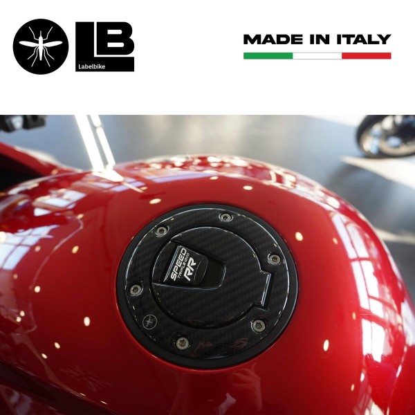 Sticker 3D Protection de bouchon de réservoir compatible avec Triumph Speed Triple 1200 RR