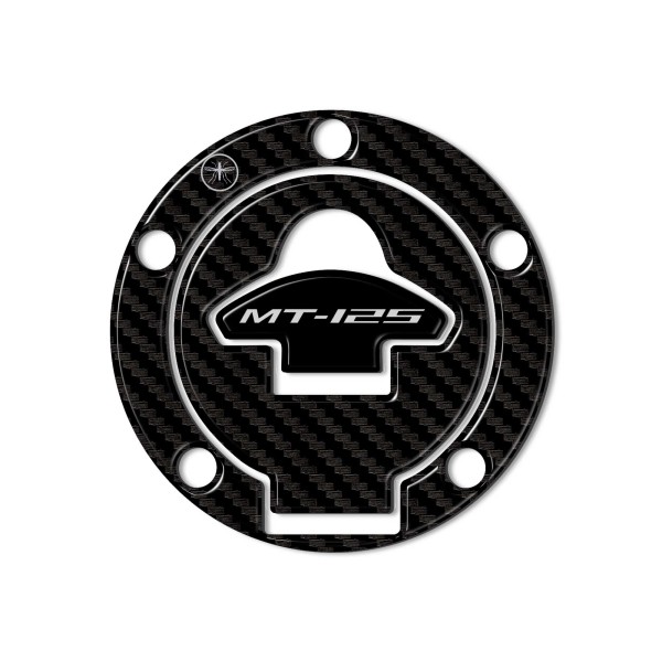 Autocollant de protection de bouchon de réservoir 3D compatible avec Yamaha Mt-125 2020-2025
