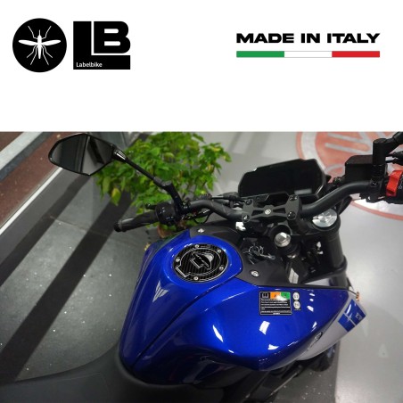 Autocollant de protection de bouchon de réservoir 3D compatible avec Yamaha Mt-125 2020-2025