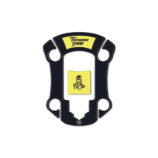 Klebender 3D Tankdeckelschutzaufkleber kompatibel mit Yamaha Tenere 700 ab 2019