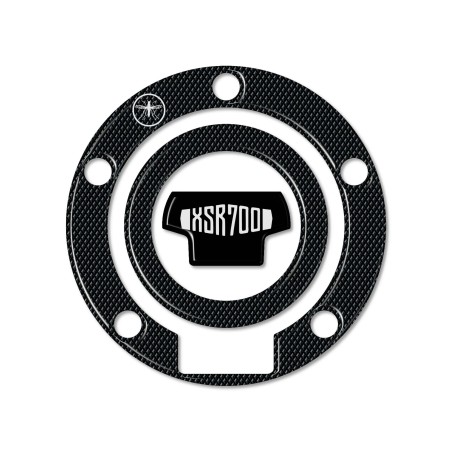 Adhesivo 3D de protección del tapón del depósito compatible con Yamaha XSR700 2016-2024