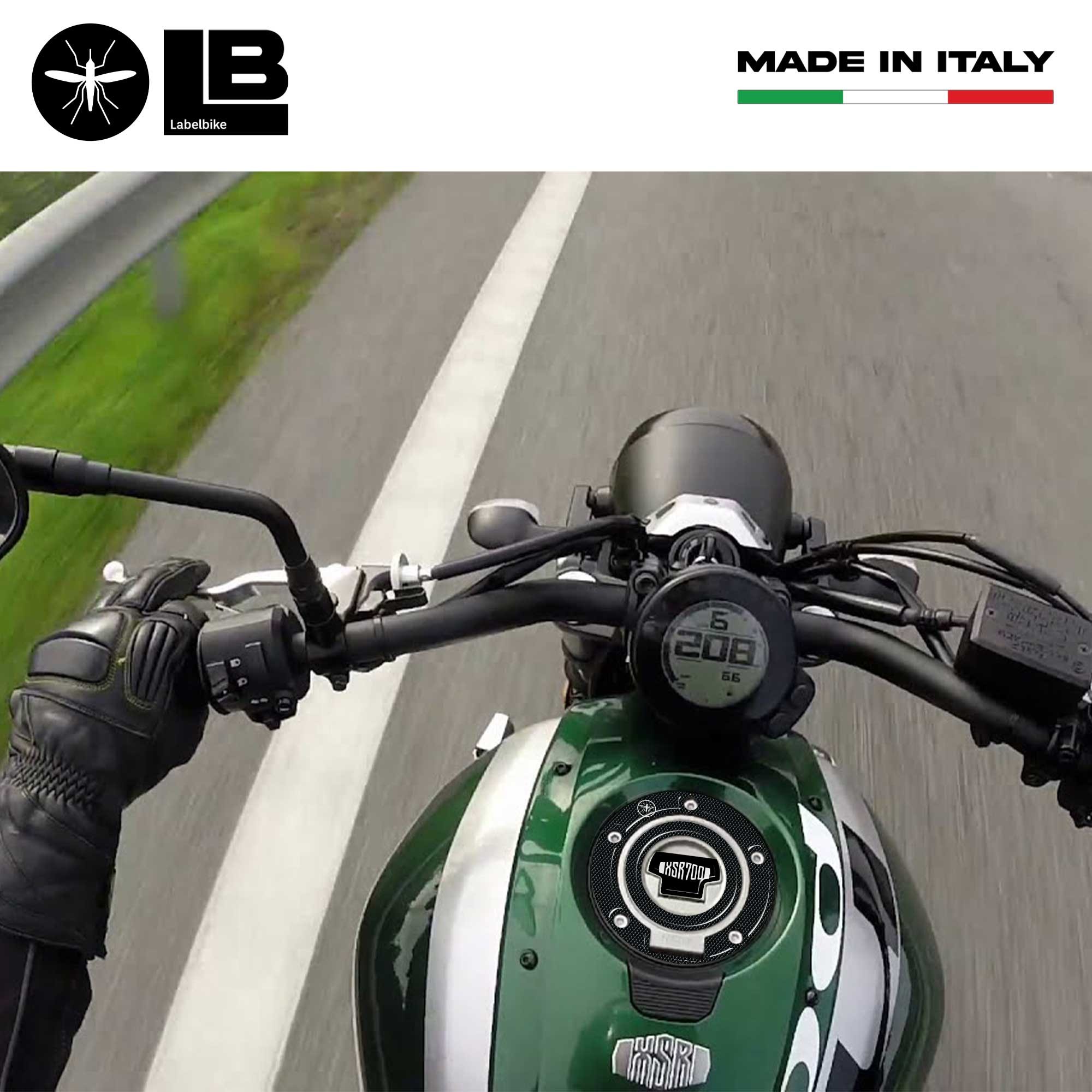 Slider Anticollisione Modeer Per Yamaha XSR700 2016-2024 | Protezione Telaio | Colore Nero - Foto 2