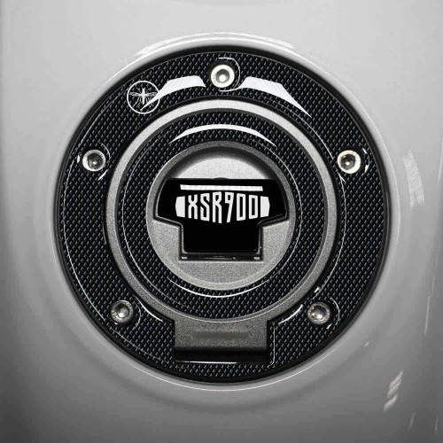 Autocollant de protection de bouchon de réservoir 3D compatible avec Yamaha XSR900 2016-2020