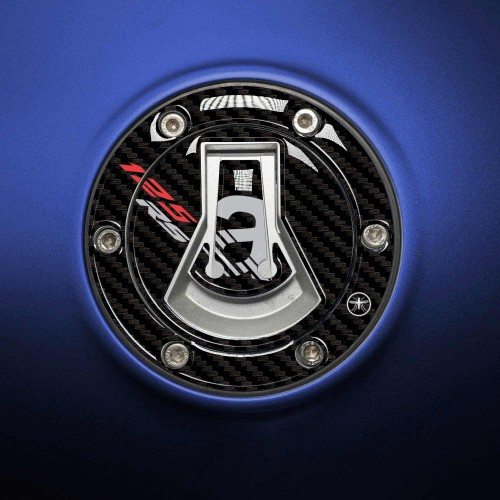 Adhesive 3D Tank cap protection motorbike compatible with Aprilia RS 125