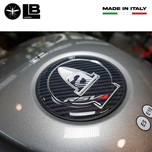 Adhesivo 3D Protección tapa depósito Moto compatible con Aprilia RSV4 2021-23