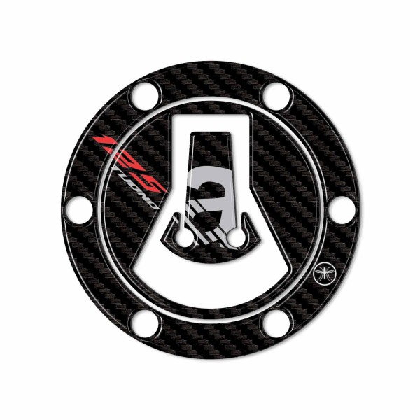 Adhesive 3D Tank cap protection motorbike compatible with Aprilia Tuono 125