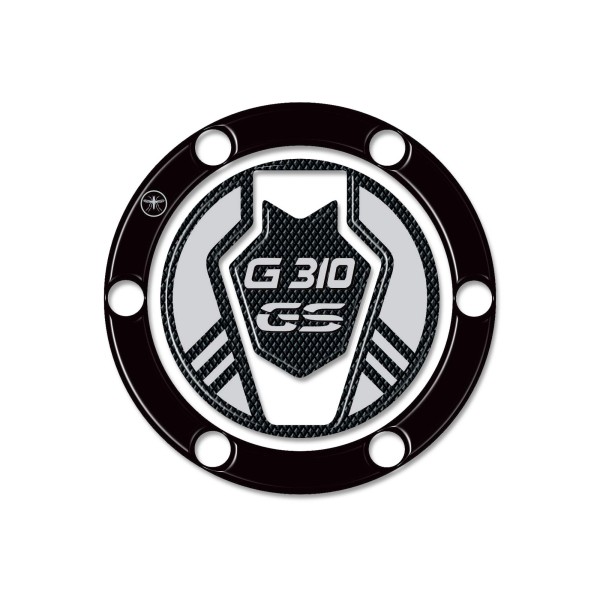 Sticker 3D protection de bouchon de réservoir moto compatible avec BMW G 310 GS 2017-23