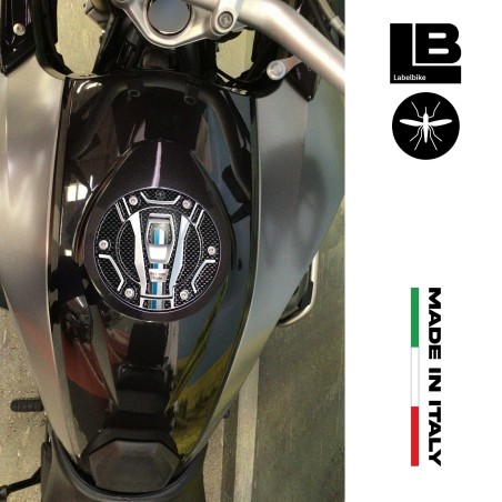 ADHESIVE 3D FLASCHENSTECKERSCHUTZ MOTORRADKOMPATIBEL MIT BMW ohne Schlüssel