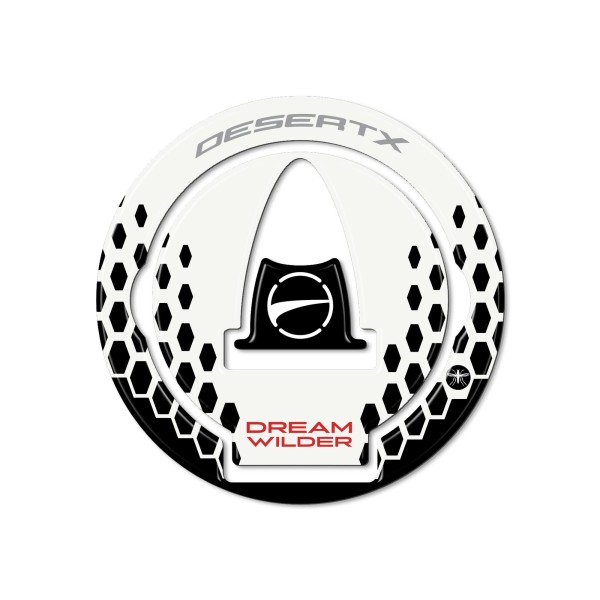 Sticker 3D Tank cap protección moto compatible con Ducati DesertX