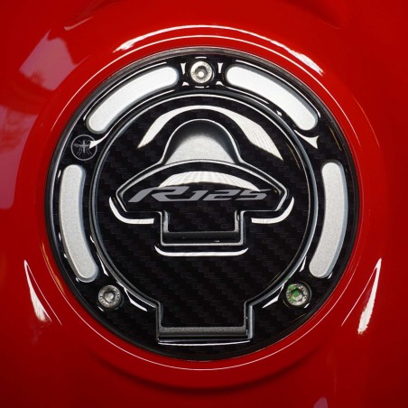 Sticker 3D Protection de bouchon de réservoir moto compatible avec Yamaha R125 2019-2025
