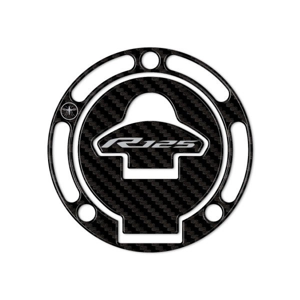 Sticker 3D Tank cap protection motorbike compatible with Yamaha R125 2019-2025
