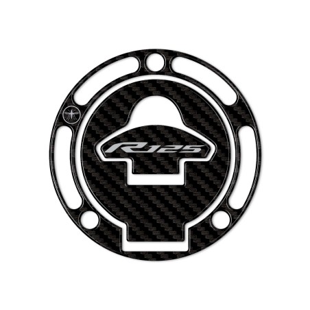 Pegatina 3D Protección tapa depósito moto compatible con Yamaha R125 2019-2025