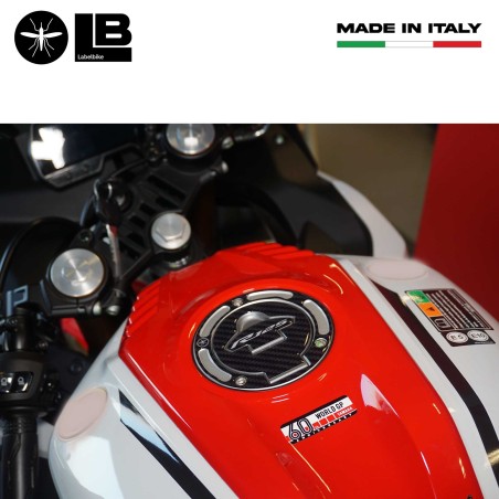 Sticker 3D Protection de bouchon de réservoir moto compatible avec Yamaha R125 2019-2025