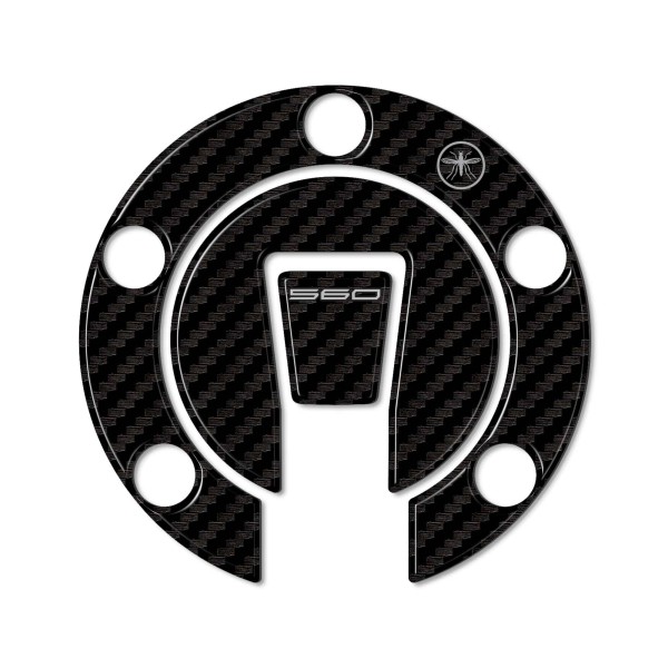 Sticker 3D Scooter tank cap protection compatible with Yamaha Tmax 2022-5