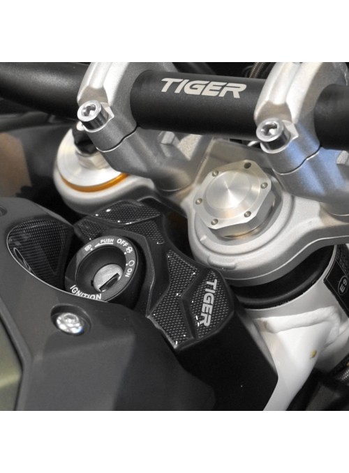 Adesivo 3D Protezione Zona Chiave compatibile con Triumph Tiger 850 Sport 2021