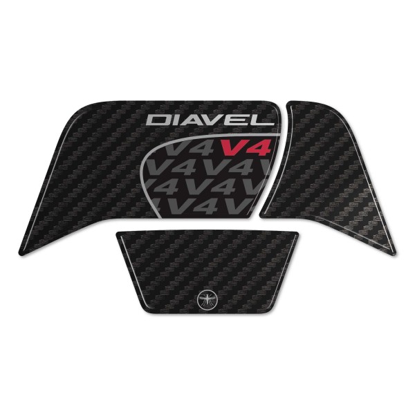 Sticker 3D Protection zone clé moto compatible avec Ducati Diavel v4 2023