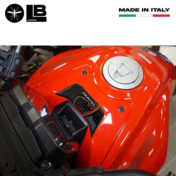 3D Sticker Protection key area motorbike compatible with Ducati Diavel v4 2023