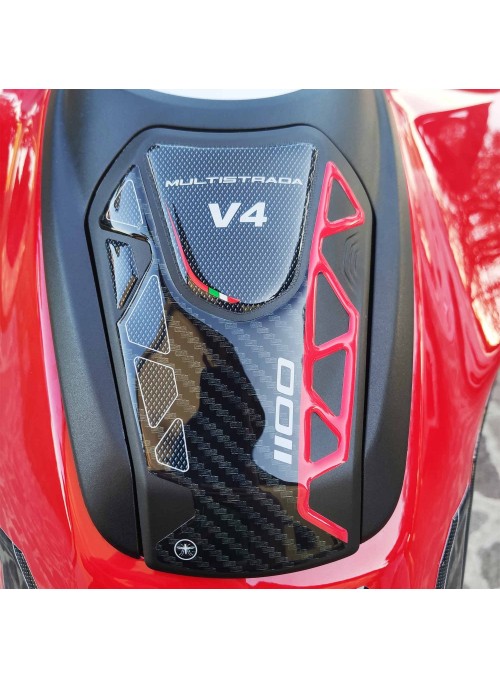 Adesivo 3D Sportello Serbatoio compatibile con Ducati Multistrada V4 2021-2023