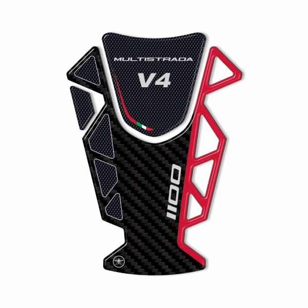 Autocollant 3D de porte de réservoir compatible avec Ducati Multistrada V4 2021-2025