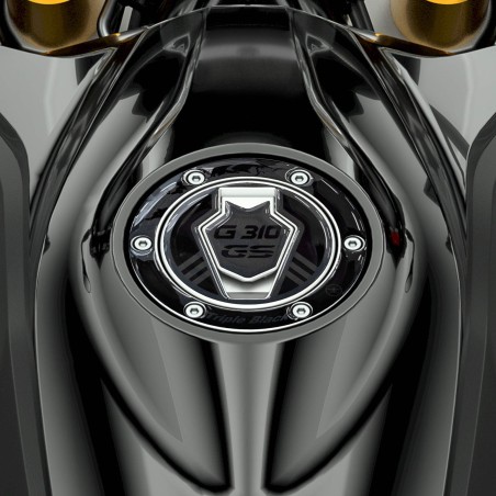 3D Tankdeckelaufkleber kompatibel mit BMW G 310 GS Triple Black 2017-2023