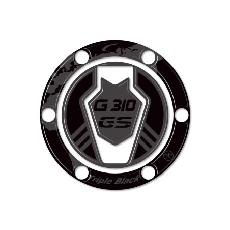 Autocollant 3D pour bouchon de réservoir compatible avec BMW G 310 GS Triple Black 2017-2023