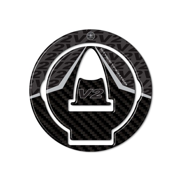 3D Tank Cap Sticker compatible with Ducati Streetfighter V2 2022-2024