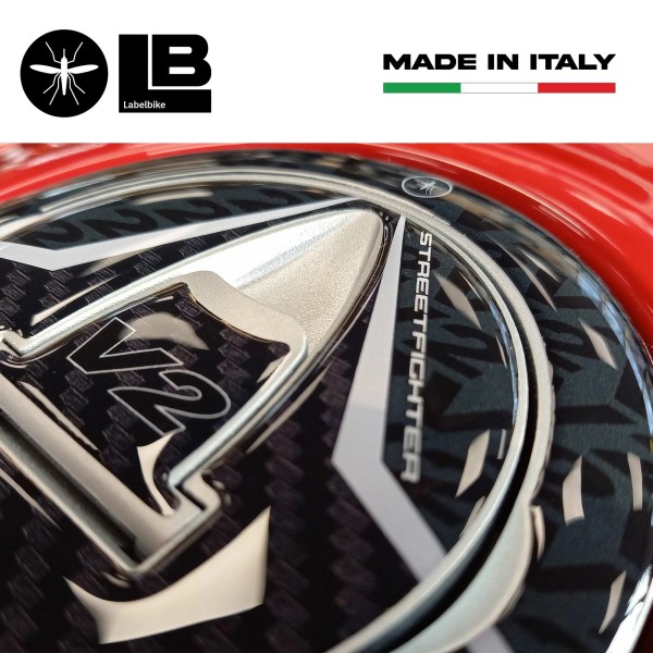3D Tank Cap Sticker compatible with Ducati Streetfighter V2 2022-2024