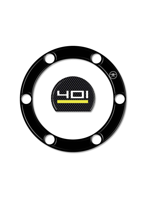 Adhesivo 3D para el tapón del depósito compatible con Husqvarna Svartpilen y Vitpilen 401 2