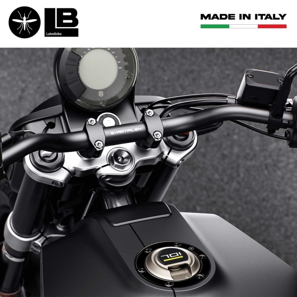 Bouchon de réservoir 3D adhésif compatible avec Husqvarna Svartpilen Vitpilen 701