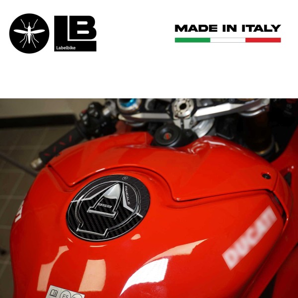 Autocollant 3D pour bouchon de réservoir compatible avec les motos Ducati Panigale 959 2016-2019
