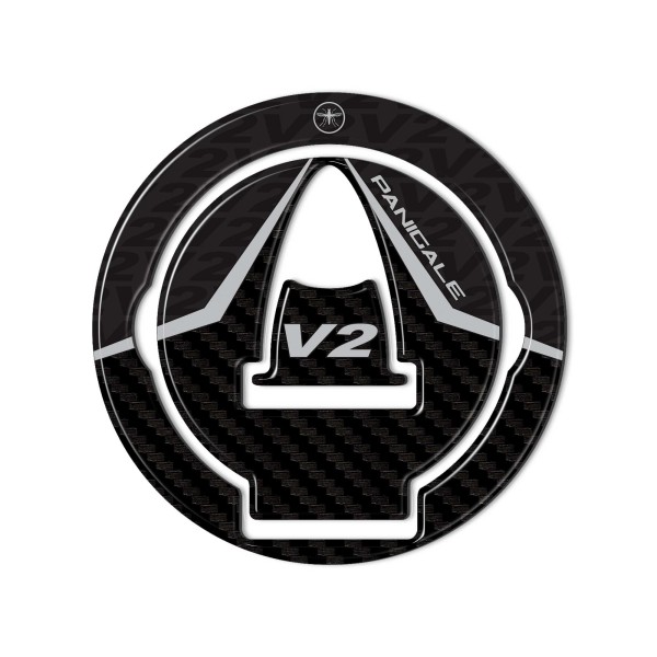 3D Tapa del tanque pegatina compatible con Ducati Panigale V2 moto 2020-2024