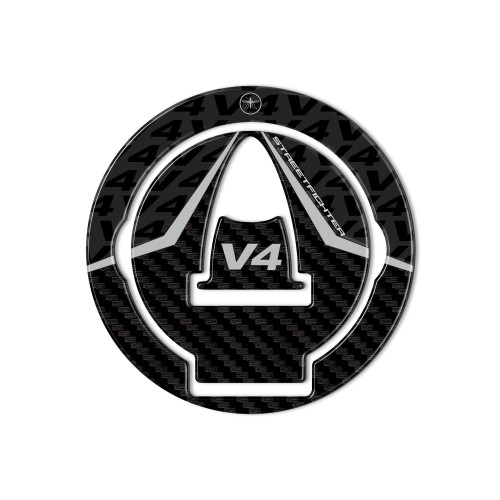 3D Tankdeckel Aufkleber kompatibel mit Ducati Streetfighter V4 Motorrad 2020-25 2