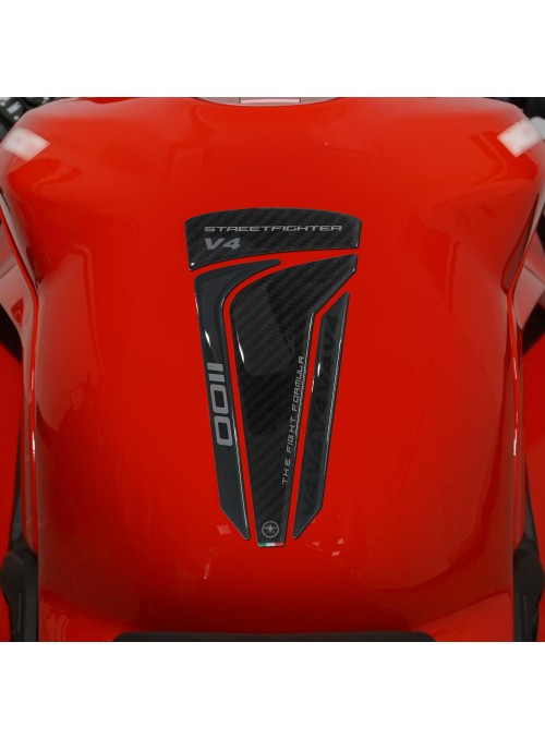 Adesivo Gel 3D Paraserbatoio moto compatibile con Ducati Streetfighter V4 2023