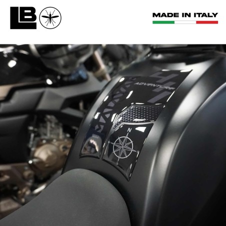 Sticker Gel 3D Tank Guard Motocicleta compatible con Royal Enfield Himalayan 411