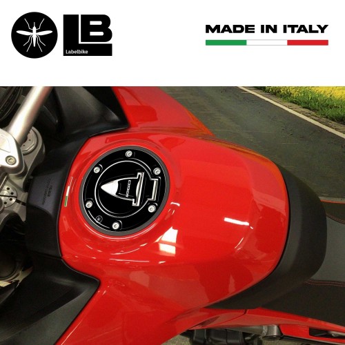 Gel ADHESIF 3D pour bouchon de réservoir MOTO compatible DUCATI MULTISTRADA 1260 noir 2