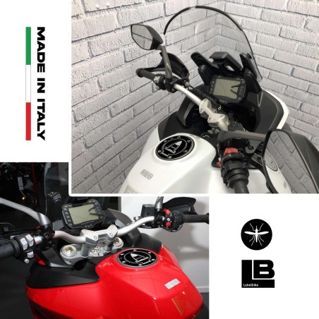 ADHESIVE 3D gel για καπάκι ρεζερβουάρ MOTO συμβατό DUCATI MULTISTRADA 950 μαύρο