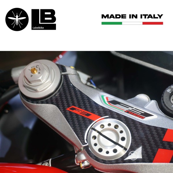 3D gel sticker Steering fork plate compatible with Mv Agusta F3 2021 motorbike