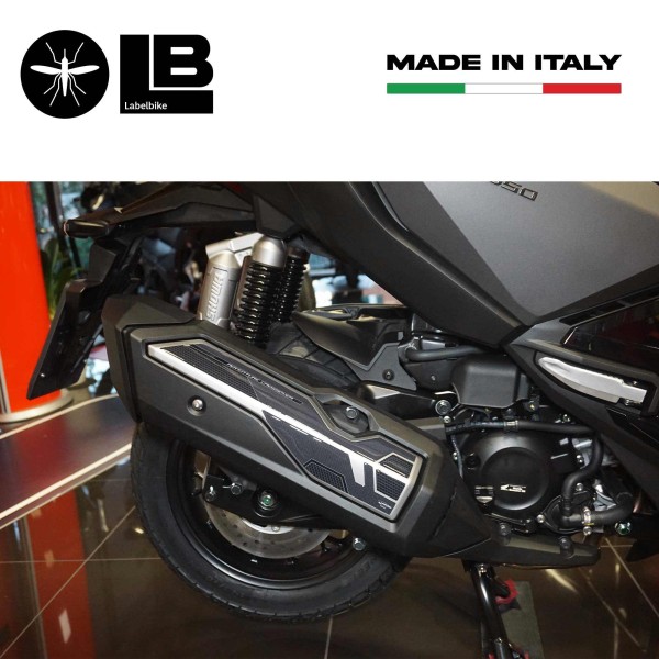 3D gel sticker Muffler guard compatible with Honda ADV350 2022-2024