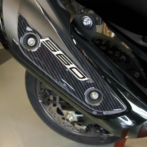 Adesivo gel 3D protezione carter marmitta compatibile Yamaha Tmax 560 2020-2025 2